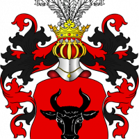 Die adlige polnische Familie Abramowicz, Wappen Bawolagłowa (Pierścina, Perstina, Poman, Pomianowicz, Proporczyk).